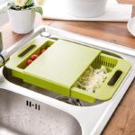 Multifunction Kitchen Chopping Blocks Sinks Drain Basket & Cutting Board Vegetable